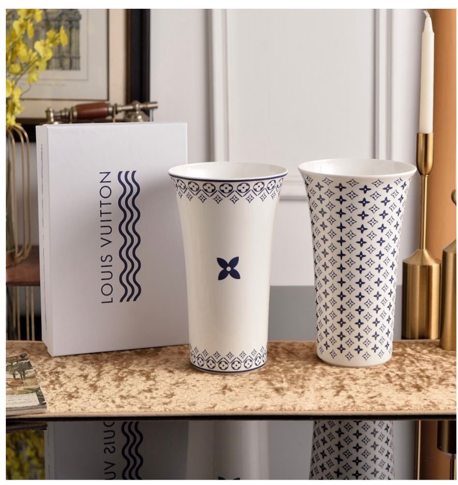 Louis Vuitton LV Single Vase - Louis Vuitton Vase | Aleppo Gift UAE